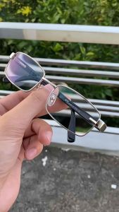 Kính Lão Nam Sẵn Độ Khung Kim Loại Nguyên Viền Siêu Bền - Kính Viễn Thị Đọc Sách Báo Cho Nam Trung Niên