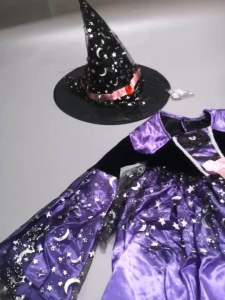 Kinchobabyshop - #ชุดแม่มดเด็ก Black cat รุ่นกระโปรงมีไฟ #Halloween #ชุดฮาโลวีน #ชุดแฟนซี #ชุดคอสเพลย์