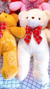 ตุ๊กตาหมีขนนุ่มตัวใหญ่ขนาด 28 นิ้วคุณภาพดีมากนิ่มมีเก็บเงินปลายทาง