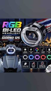 Honda giorno Biled RGB shroud plug and play assembly