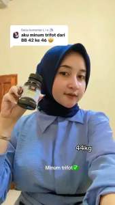 1 BOTOL TRIFOT KAPSUL PENGGEMUK BADAN BPOM HALAL ISI 30 KAPSUL MEMPERBAIKI NAFSU MAKAN