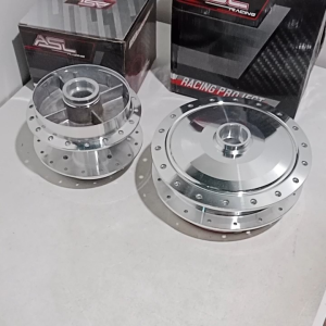 Tromol Set Depan Belakang R15 Warna Chrome Anti Karat ASL