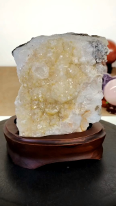 Brazil Special Shiny Citrine Cluster Ornament C07