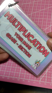 Multiplication Personalized Flash Card for Kids Learning