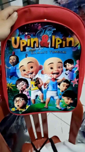 tas UPIN IPIN viral terbaru anak sekolah laki laki usia TK SD model ransel