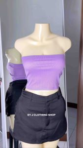 Tube Knitted Top Womenswear Lady Casual Basic Comfortable Everyday Petite Sleeveless