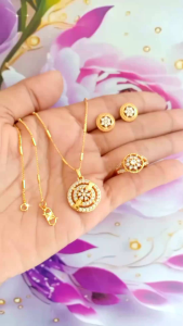 Set perhiasan lapis emas 22k yxy03