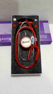 Baxtel Deluxe Stethoscope (Red)