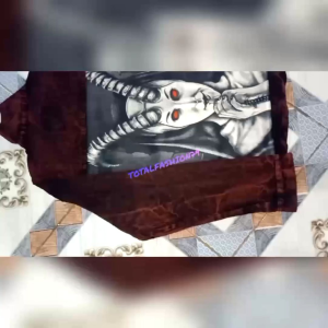 Jaket Jeans Printing Pria Sandwash Maron Size M - XXXL