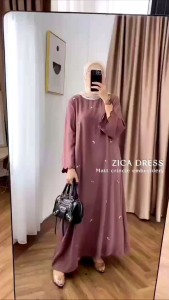 GAMIS KEKINIAN ZICA DRESS MUSLIM WANITA TERBARU