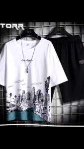 Baju Setelan Pria Dewasa Celana Jumbo Size XL Los Angeles