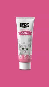 Gel dinh dưỡng ngừa búi lônghỗ trợ tiết niệu & tăng cân cho mèo - Kit Cat Daily Supplement Gel 120g