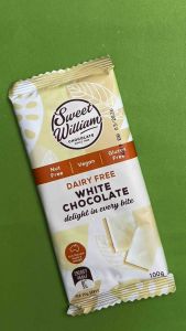 Sweet William Vegan White Delight Chocolate | สวีท วิลเลี่ยม วีแกน ไวท์ ช็อกโกแลต  ปราศจากนม กลูเตน และถั่ว 100g