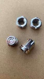 จุกลมเฟือง + ตัวเมียลองจุกลม เลสเงิน รถมอเตอร์ไซด์ รถยนต์ ใส่ได้ ได้ครบตามรูป