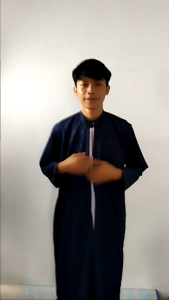 JUBAH PRIA DEWASA AL HABIB/JUBAH DEWASA Luaran 2IN1