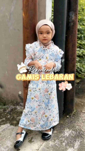 COD-  Gamis Anak  Lebaran Terbaru usia 1- 6 tahun /dress gamis anak