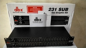 Equalizer Audio Dbx EQ 231 + Subwoofer New Desing Grade A ++