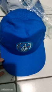 Topi TK +dasi TK biru Benhur