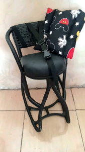 full hitam motiv terbaru satu warna / dudukan anak motor matic / jok depan anak motor matic / kursi anak motor matic beat vario 125 new vario 125 old vario 150 vario karbu / bangku rotan motor matic mio karbu beat karbu