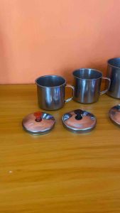 CANGKIR STAINLESS DENGAN TUTUP | MUG STAINLESS | GELAS STAINLESS | CANGKIR TEH CANGKIR KOPI GELAS TEH GELAS KOPI