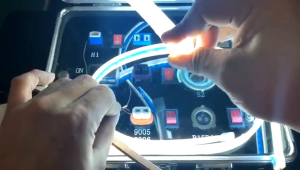 LED ALIS DRL SLIM RUNNING 2 WARNA FLEXIBLE 12VOLT 60CM WATERPROOF