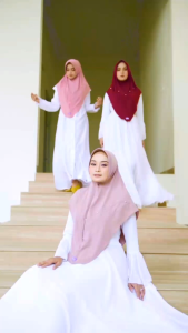 Hijab Arrafi jilbab kerudung bergo Arrafi 600 kerudung pet antem Stella terbaru
