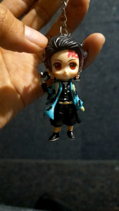 GANTUNGAN KUNCI KEYCHAIN FIGURE DEMON SLAYER KIMETSU NO YAIBA TANJIROU NEZUKO ZENITSU(COD)