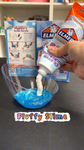 Elmer’s Fluffy Slime Kit | Slime Supplies Include Elmer’s Translucent Color Glue Elmer’s Glitter Glue Elmer’s Fluffy Slime Activator 4 Count