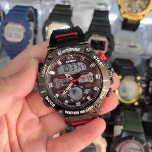 NEW USSUBMARINE S 5302 M PS ANALOG-DIGITAL SPORT MEN WATCH