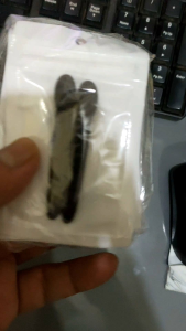 Kuas Eyeshadow Premium Double Spon Black isi 2