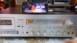 Ampli cổ 3 trong 1 hiệu Aimor ST-404FS (Made in Japan) còn mới tinh zin nguyên bản.