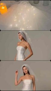 Starry Blink Veil เวลประดับไฟ เวลafter-party ปรับไฟกระพริบได้ 4 ระดับ