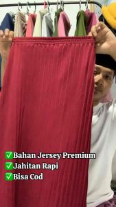 Rok Anak Perempuan panjang 5-10 Tahun Polos Tebal Jersey Premium