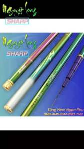 Cần Câu Tay Nguyệt Long SHARP 5H ( tặng đọt phụ )  cần câu cá  cần câu đài  câu cá - DT fishing