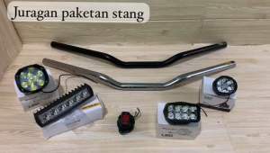 Paketan Stang Rzr & Lampu Sorot LED: Gratis Saklar