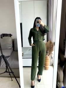 ONESET CROP BELLA CRINKLE IMPORT