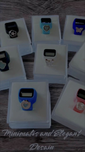 Tasbih Digital Cantik LED Silicon ABS Desain minimalis