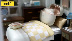 100% Original Realfit F3 Bluetooth Earphone -38dB Noise Cancellation Sport Headset 360° Spatial Sound Good Bass [24hours Shipout]