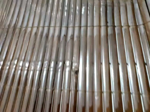 Tirai Bambu Hitam Vernish 2x2 Meter