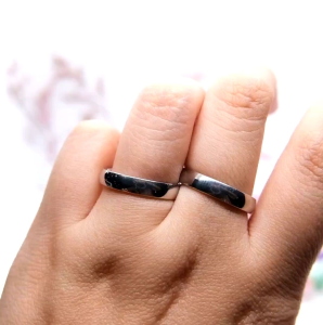 [GRATIS CETAK NAMA] Cincin Couple Titanium Anti Karat M54 | Cincin Pasangan | Cincin Hadiah | Cincin Lamaran | Cincin Tunangan | Aksesoris Pria Wanita