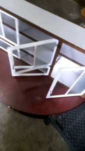 ตู้ครัวอลูมิเนียม / ตู้ลอยติดผนัง 100-120-150 หมส่วน โครงเหล็ก