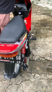 knalpot fizr/fiz r/ poswan/force perut hitam tameng standar racing htx