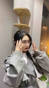 [3-5/8 Hoàn Tiền 25%] Gọng kính vuông cỡ dễ xài nam nữ đeo được nhận cắt cận viễn loạn 201A