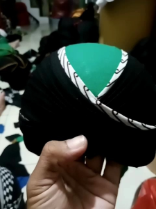 Cod/Blangkon sunan sunan Lipat hitam hijau samurai putih