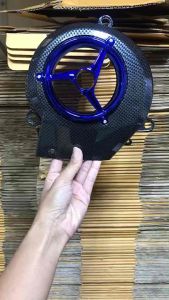 ครอบใบพัด Fino Mio Nouvo เคฟล่าน้ำเงิน ของแต่ง มอเตอร์ไซค์