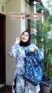 Ulasan Gendongan Ultimo Carrier CuddleMe: Hipseat Ergonomis & Suport Mshape