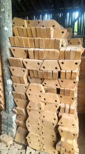 Bata ekpose trapesium/warna merah natural tanah liat/hiasan dinding modern/lubang angin anti tampias Hiasan Dinding Modern Material Tanah Liat - Lazada