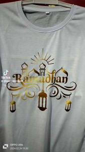 KAOS DISTRO kaos selamat hari raya idulfitri lebaran 2024 lampion emas