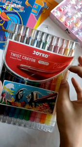 Crayon Putar Titi Joyko 12 Warna dan 24 warna