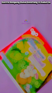 Buku Dongeng Dunia Binatang Bilingual Full Colour 12 Judul CA